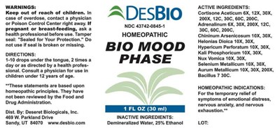 Bio Mood Phase - DSRT0116 Bio Mood Phase 8 26 16